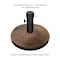 Pure Garden Heavy Duty Resin and Cement 34 lb Outdoor Umbrella Base, Bronze 50-LG1210 - alternate 5
